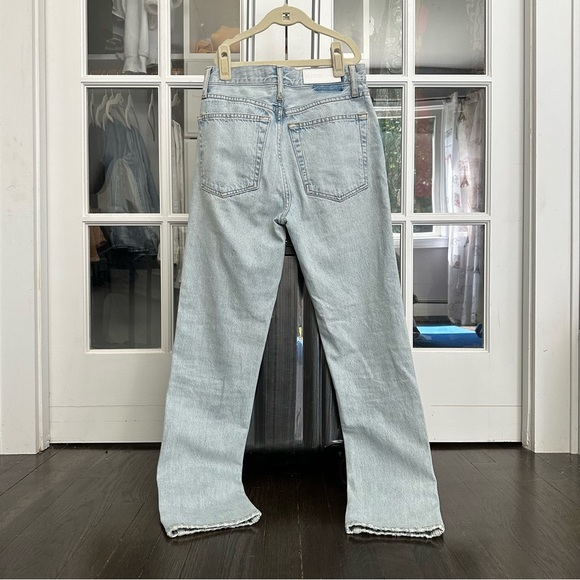 RE/DONE Light Wash Straight Leg Jeans - Picture 2 of 7